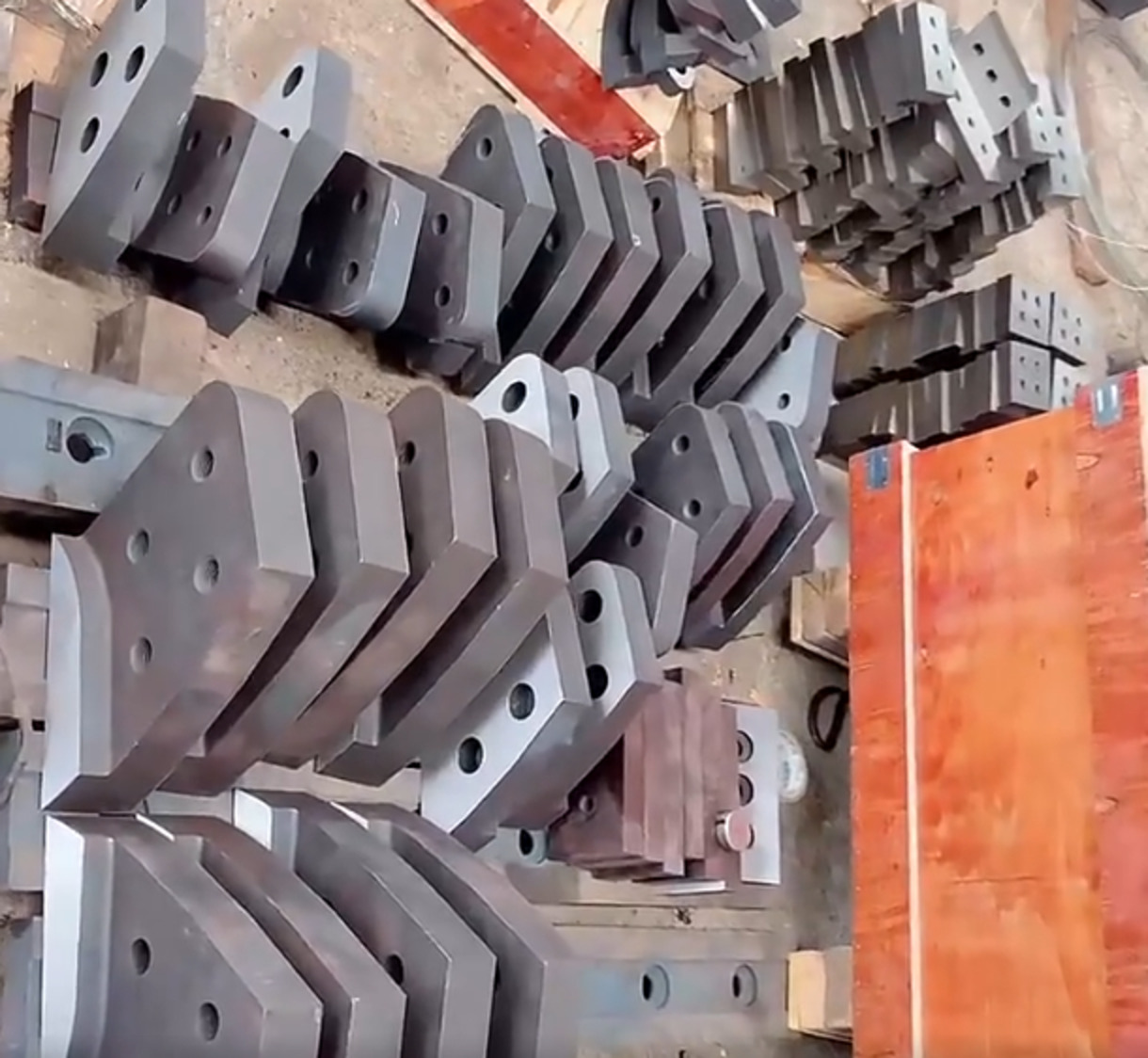 hydraulic-scrap-shear-blades-for-excavator ножи-ножницы-для-гидравлического лома-для-экскаватора