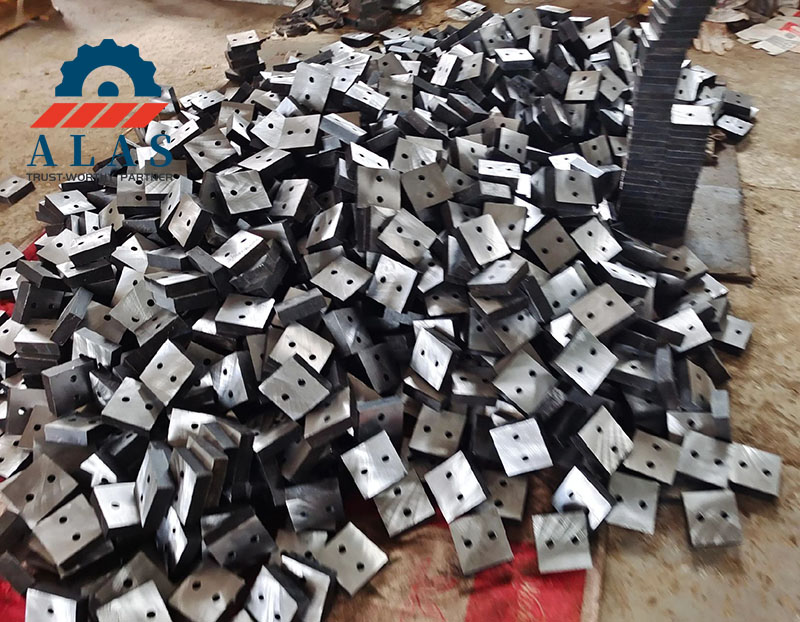 ALAS Factory-Direct Rebar Cutter Blades Inventory & Mass Production Массовое производство и заводская инвентаризация сверхпрочных лезвий для резки арматуры на заводе ALAS