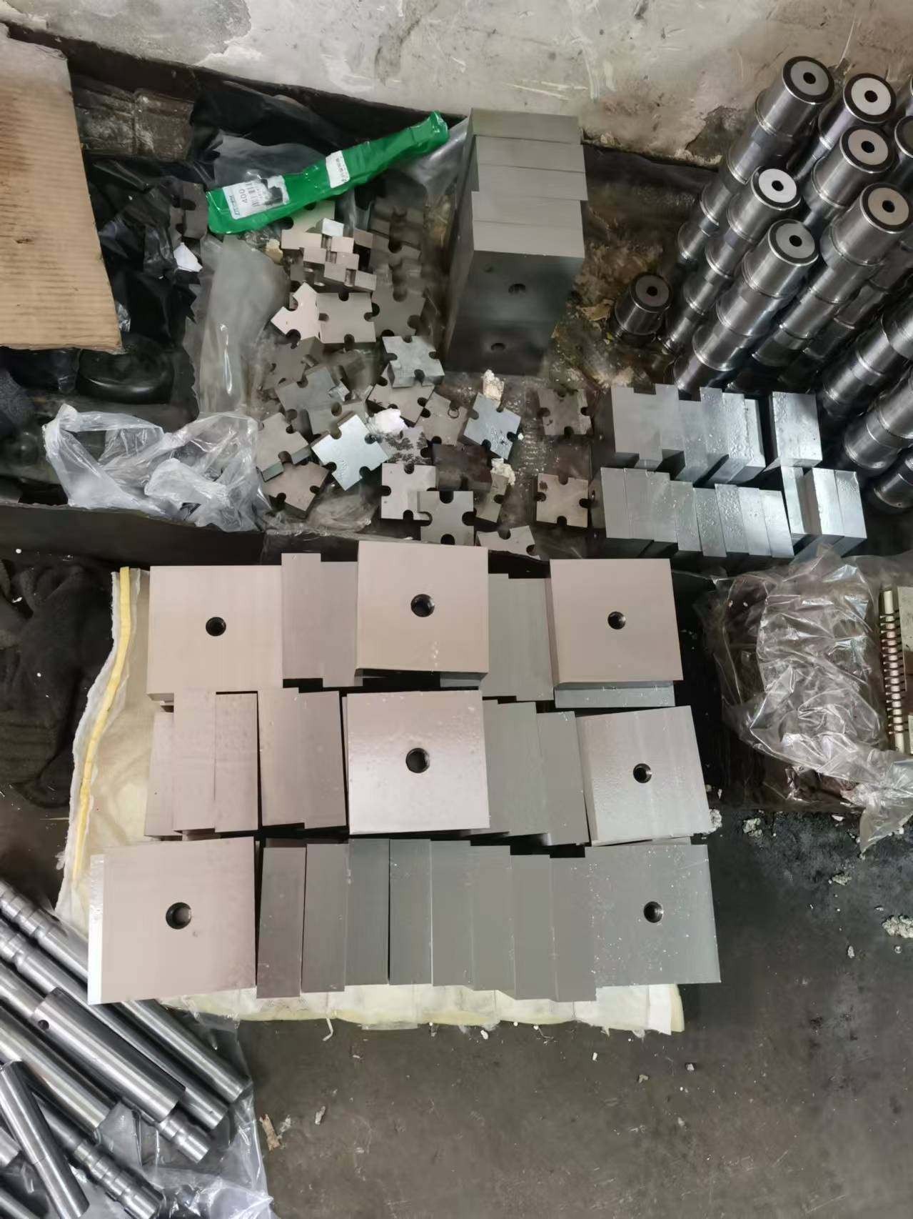 16 Лезвие для резки арматуры из инструментальной стали, вид сбоку 14