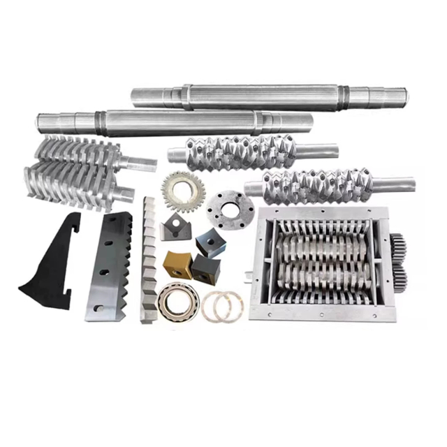 Изготовленные на заказ лезвия и валы измельчителя с двойным валом